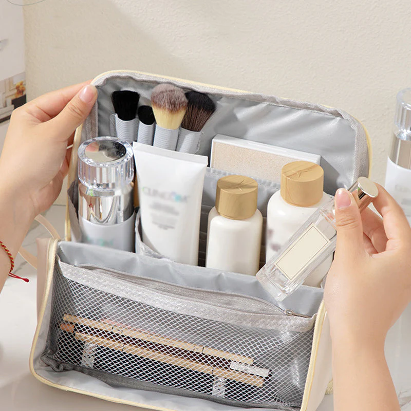 💄40% OFF NOW! 👜 Handheld Partitioned Cosmetic Bag – Multi-compartment, Lightweight & Stylish Design ✨ - Image 2