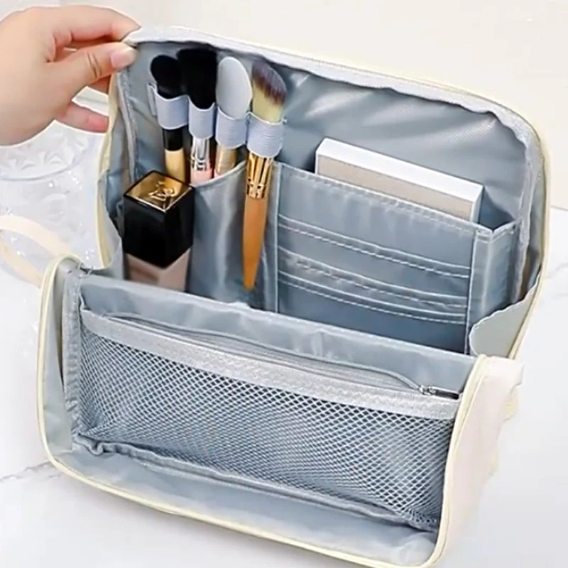 💄40% OFF NOW! 👜 Handheld Partitioned Cosmetic Bag – Multi-compartment, Lightweight & Stylish Design ✨ - Image 6