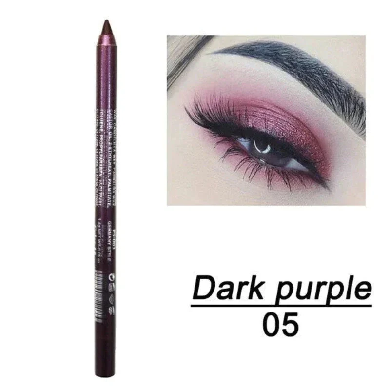 14-Pack Eyeliner Pencil Waterproof Colored Gel Liners with Metallic & Shimmer Finishes Smudge-Proof - Image 10