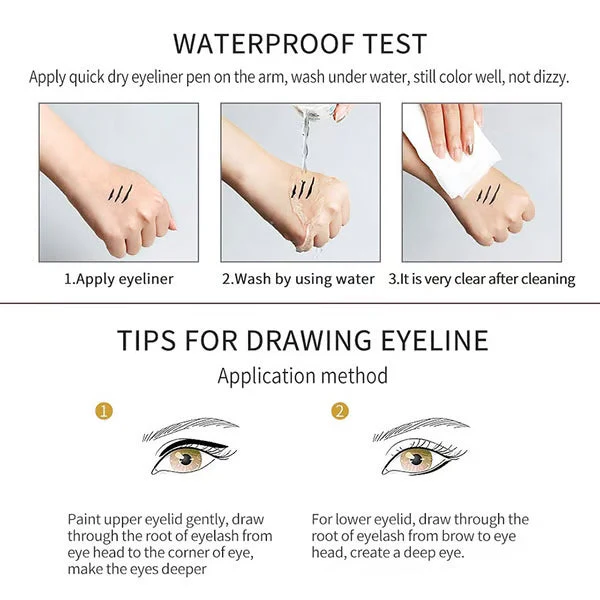 14-Pack Eyeliner Pencil Waterproof Colored Gel Liners with Metallic & Shimmer Finishes Smudge-Proof - Image 5