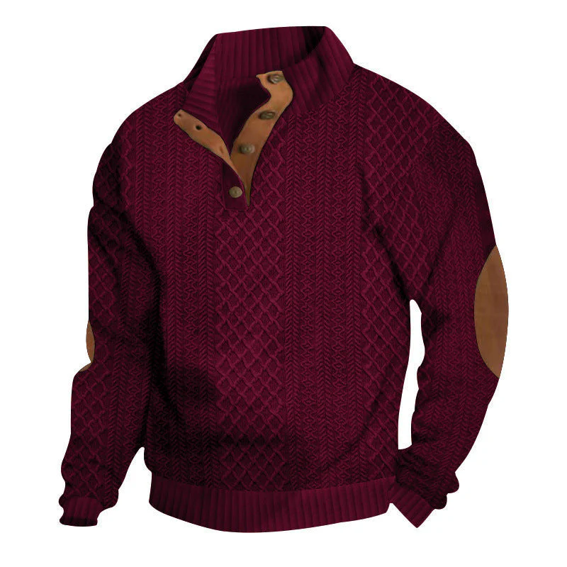 🧥Luxury Comfort | Men‘s Textured Jacquard Sweatshirt | Everyday Essential 🔥 - Image 13