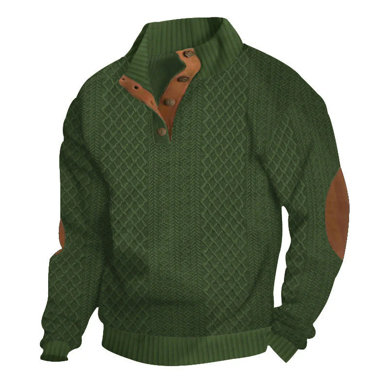 🧥Luxury Comfort | Men‘s Textured Jacquard Sweatshirt | Everyday Essential 🔥 - Image 15