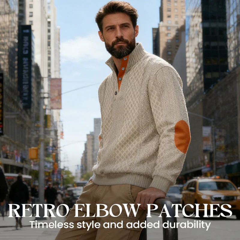 🧥Luxury Comfort | Men‘s Textured Jacquard Sweatshirt | Everyday Essential 🔥 - Image 2