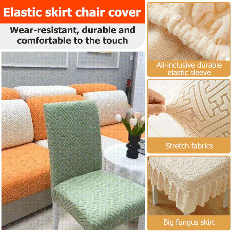 🪑Dining Chair Slipcover Set of 2 ✨Instant holiday upgrade! Refresh your dining space - Image 2
