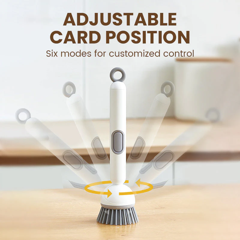 🧽40% OFF NOW! ✨ Rotatable Cleaning Brush - 360° Spinning Head with Extendable Handle for Tiles & Hard-to-Reach Areas 🚿🔧 - Image 7