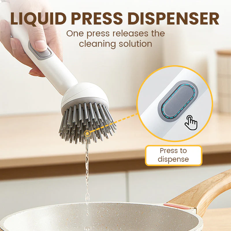 🧽40% OFF NOW! ✨ Rotatable Cleaning Brush - 360° Spinning Head with Extendable Handle for Tiles & Hard-to-Reach Areas 🚿🔧 - Image 9