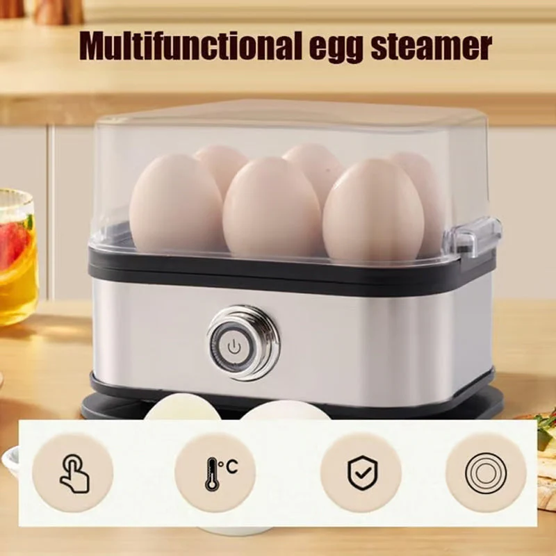 🍳2026 HOT SALE 40% OFF🎉Multifunctional Egg Steamer with Clear Lid - Image 5