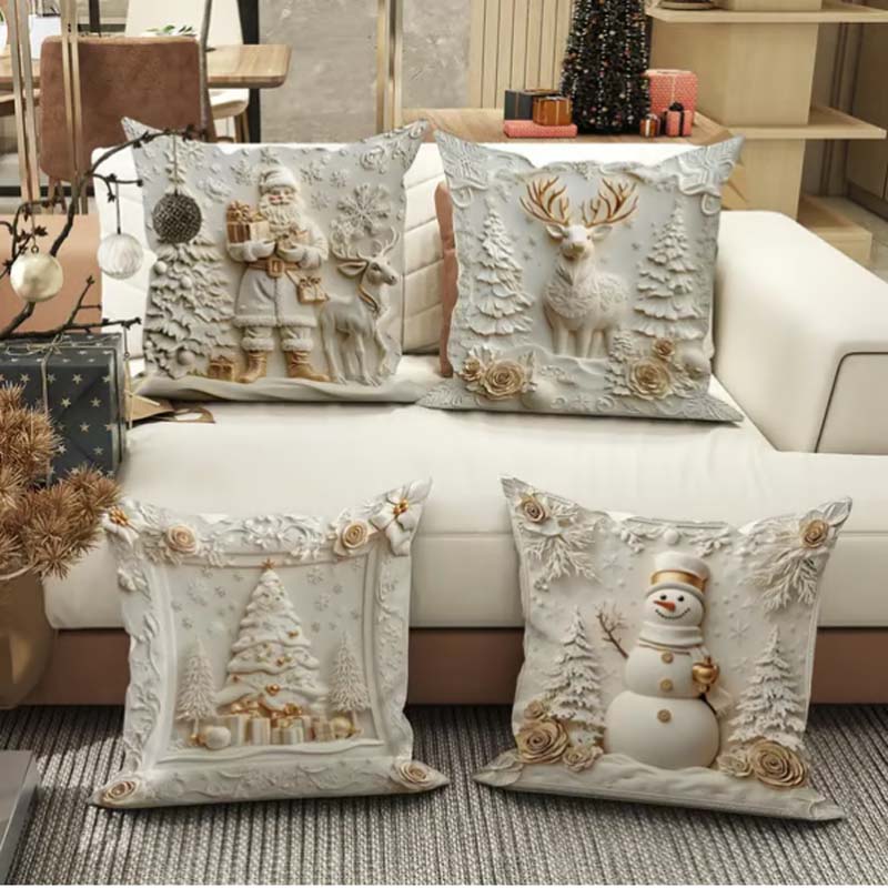 🎅 Christmas Gift Recommendations!🎁Elegant Christmas Decorative Pillow Covers (50% OFF) - Image 3