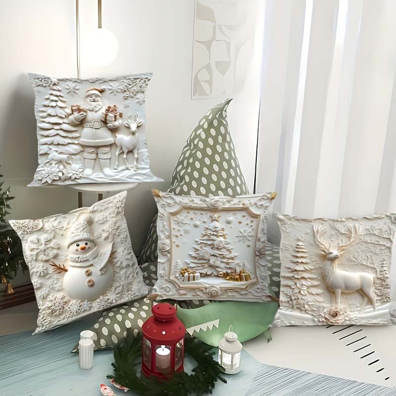 🎅 Christmas Gift Recommendations!🎁Elegant Christmas Decorative Pillow Covers (50% OFF) - Image 4
