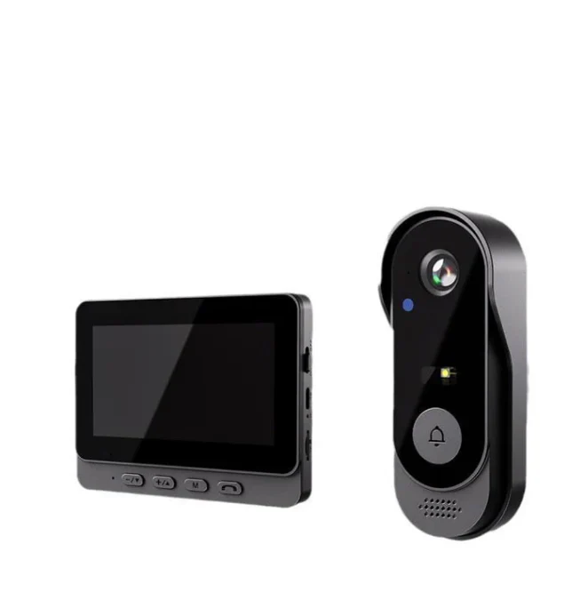 🔥New Year's Special Offer 40%OFF🎉Wireless doorbell camera: 1080P, 170° angle, 4.3-inch screen, IPX65 outdoor waterproof, night vision - Image 3