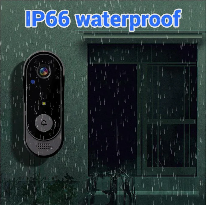 🔥New Year's Special Offer 40%OFF🎉Wireless doorbell camera: 1080P, 170° angle, 4.3-inch screen, IPX65 outdoor waterproof, night vision - Image 5