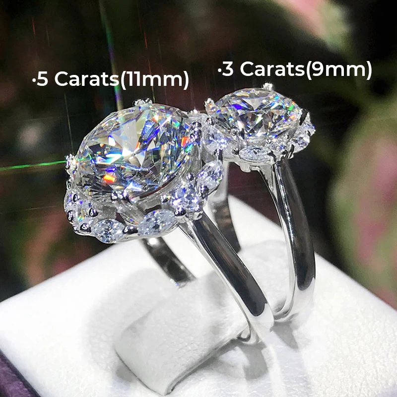 Exquisite Moissanite Solitaire Ring - Image 3