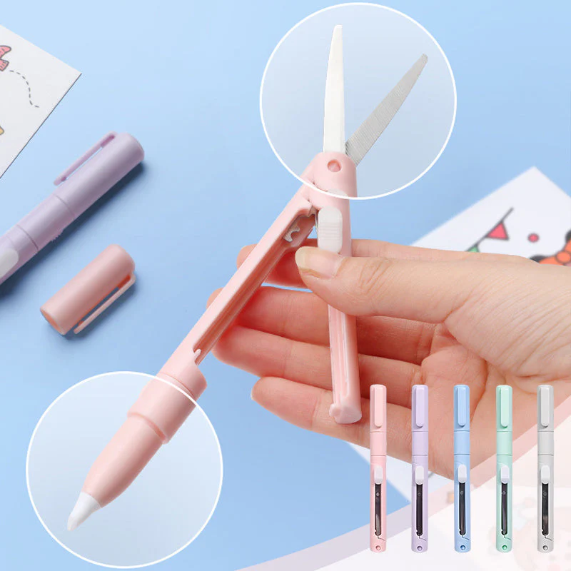Foldable Mini Scissors Ceramic Pencil - Image 11