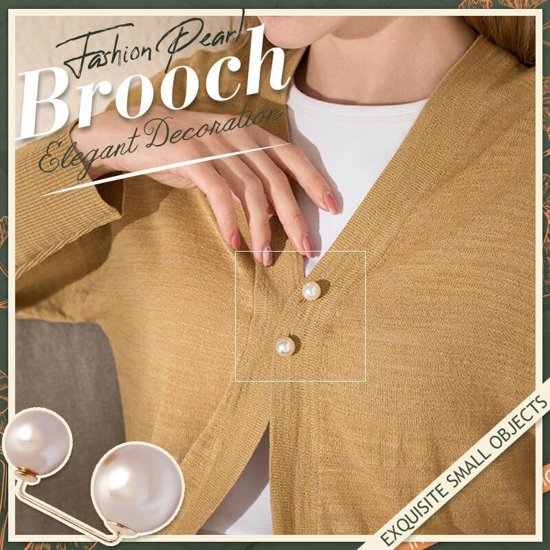 Fashion Pearl Brooch - Image 4