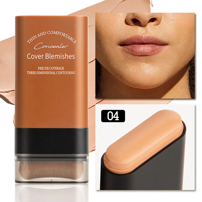 🔥BUY MORE GET MORE FREE! 💄 Instant Concealing Foundation Stick – Built-in Brush, Full Coverage & Lightweight Formula for Flawless Skin ✨📦 - Image 12