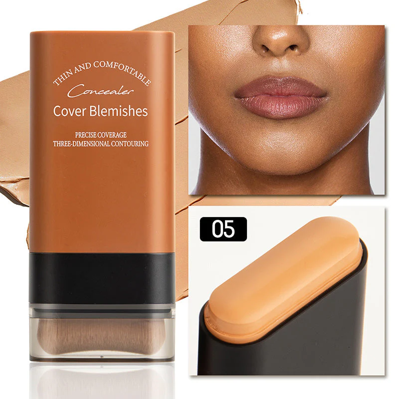 🔥BUY MORE GET MORE FREE! 💄 Instant Concealing Foundation Stick – Built-in Brush, Full Coverage & Lightweight Formula for Flawless Skin ✨📦 - Image 13