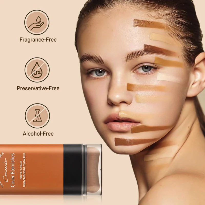 🔥BUY MORE GET MORE FREE! 💄 Instant Concealing Foundation Stick – Built-in Brush, Full Coverage & Lightweight Formula for Flawless Skin ✨📦 - Image 6