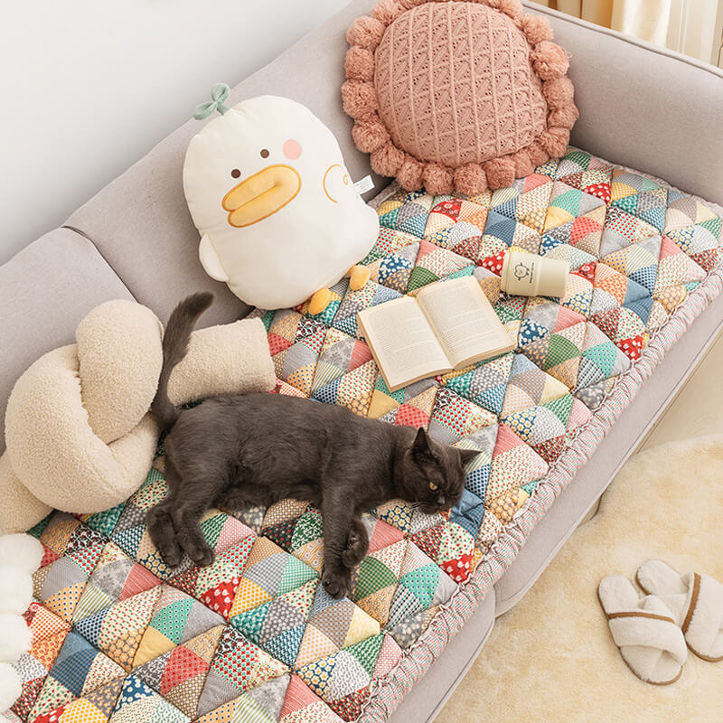 Garden Chic Cotton Protective Couch Cover - Image 9
