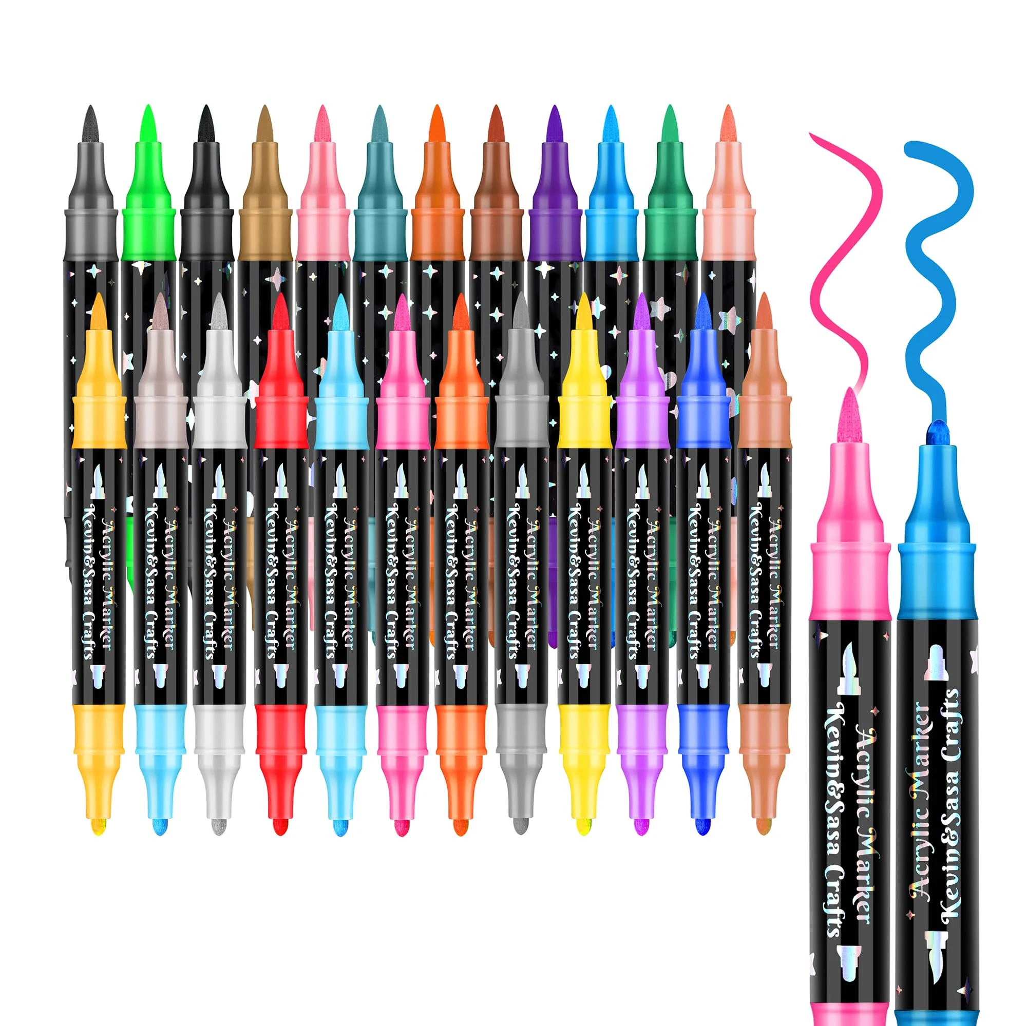 🎁Dual-Tip Glitter Marker Pen - Image 11
