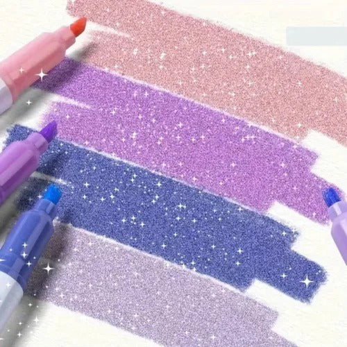 🎁Dual-Tip Glitter Marker Pen - Image 5