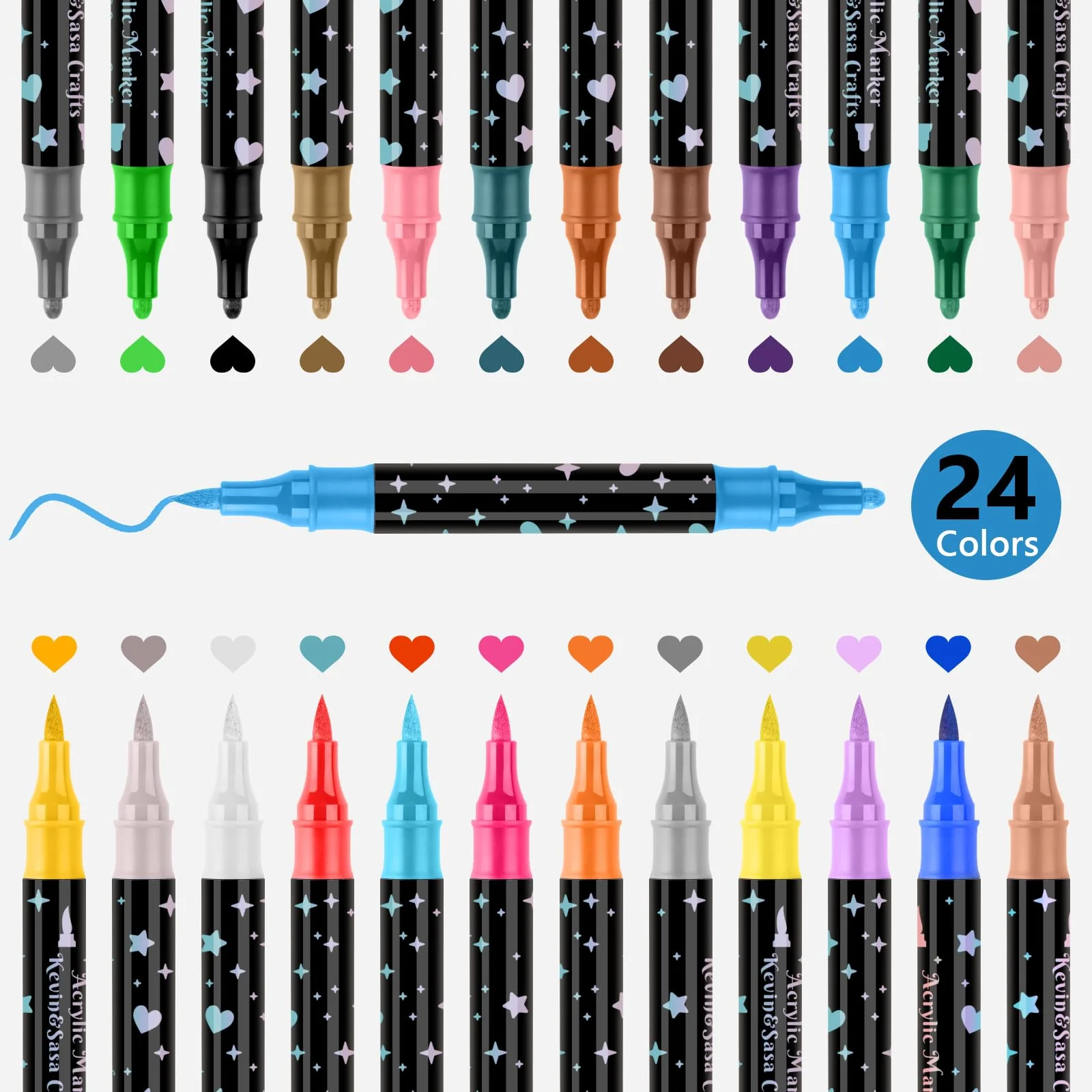 🎁Dual-Tip Glitter Marker Pen - Image 6