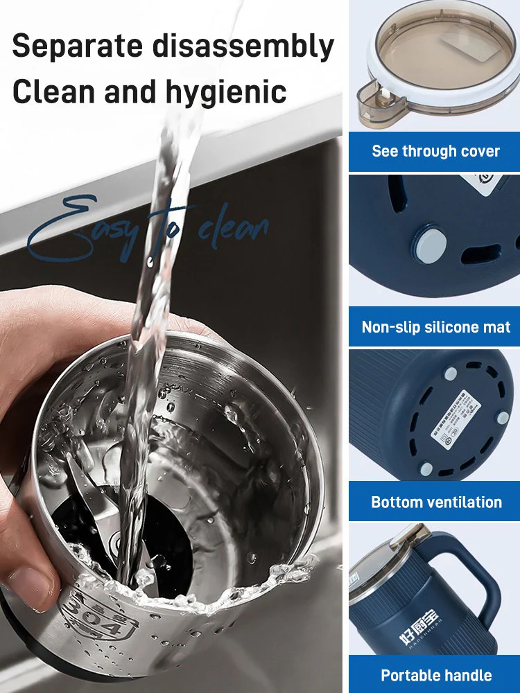 ⚡40% OFF NOW! 🎉 Electric Grinding Cup – High-Speed, Large Capacity & Powerful Crushing 🍚📦 - Image 2