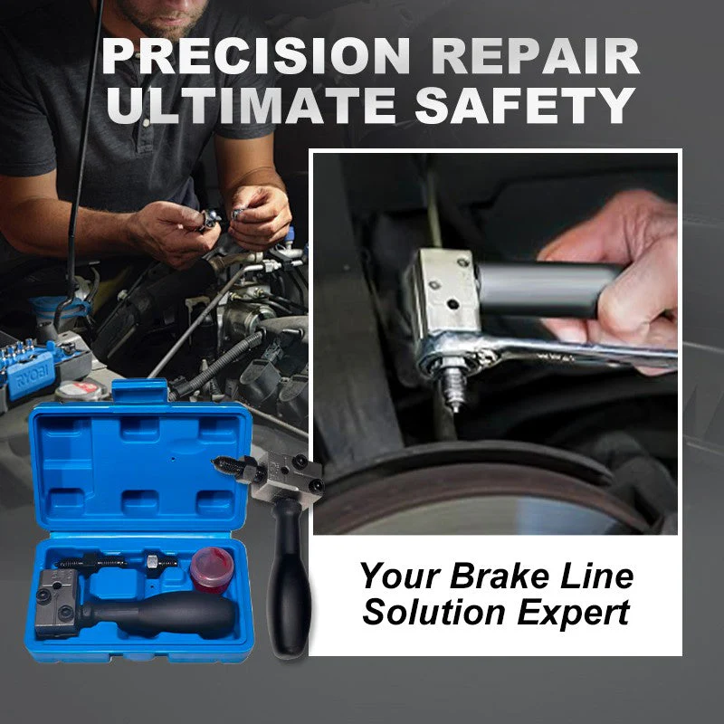 🔧 Professional Brake Line Flaring Tool Kit - Universal Fit for Cars, Trucks & Motorcycles - Image 2