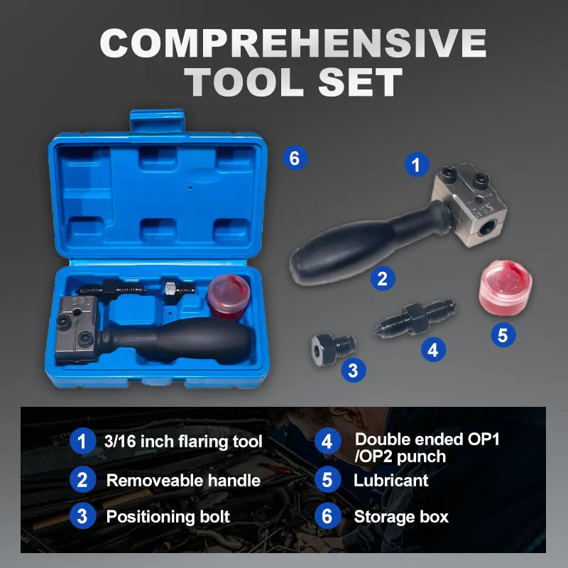 🔧 Professional Brake Line Flaring Tool Kit - Universal Fit for Cars, Trucks & Motorcycles - Image 8