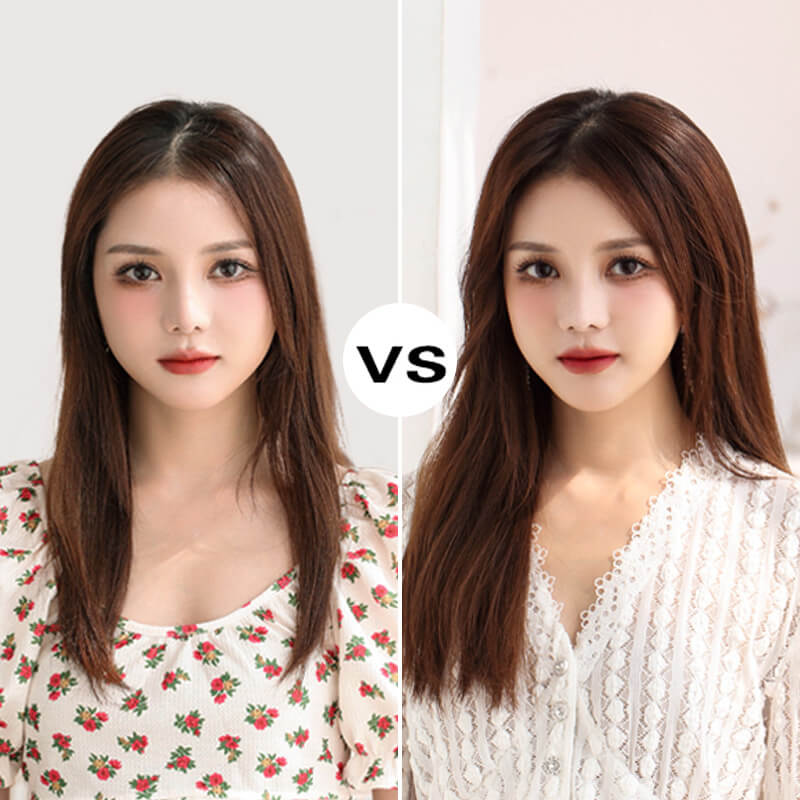 Upgrade Thickened Fluffy Hair Piece - Image 3