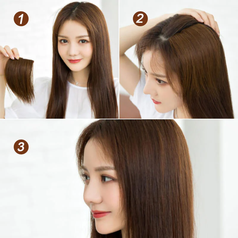 Upgrade Thickened Fluffy Hair Piece - Image 5