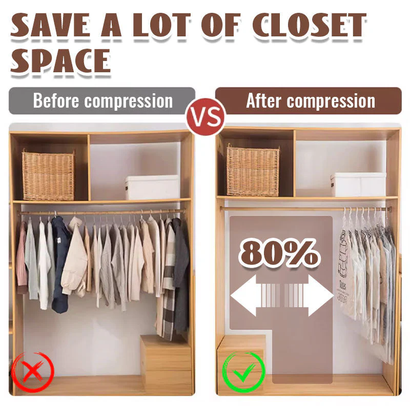 📢40%  OFF!⏰Hanging Vacuum Storage Bags - Image 3