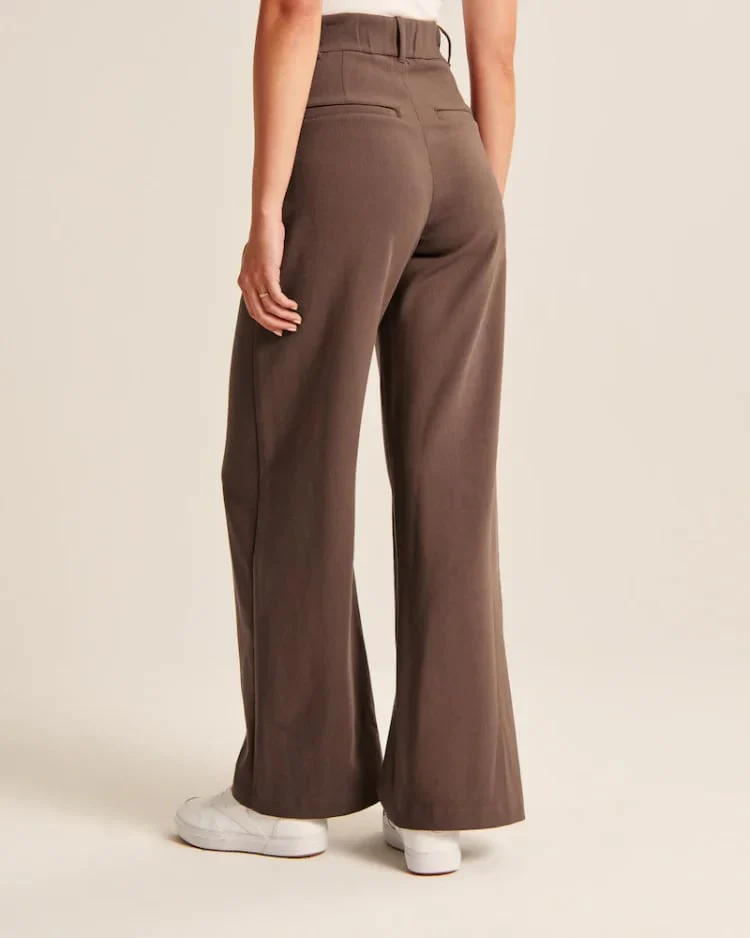 HIGH WAIST TAILORED WIDE LEG PANTS - Image 16