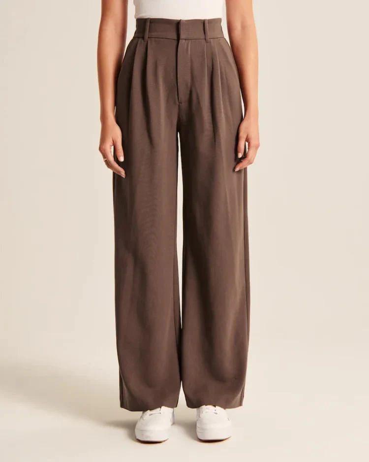 HIGH WAIST TAILORED WIDE LEG PANTS - Image 17