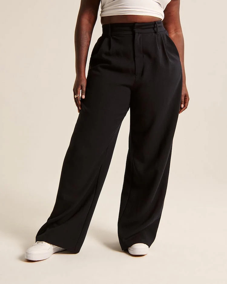 HIGH WAIST TAILORED WIDE LEG PANTS - Image 4