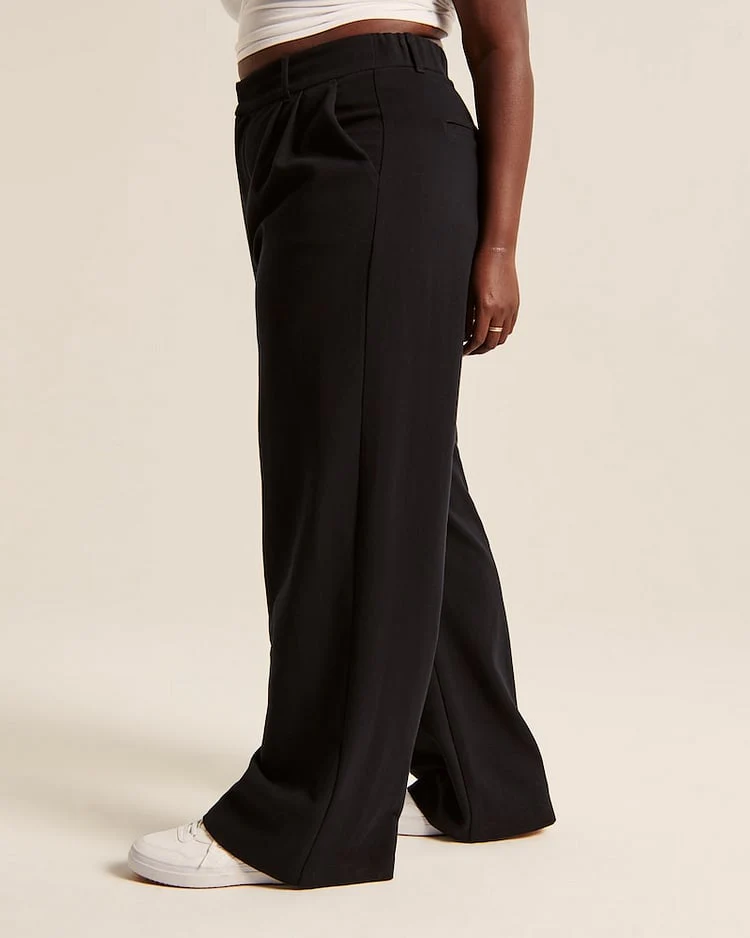 HIGH WAIST TAILORED WIDE LEG PANTS - Image 6