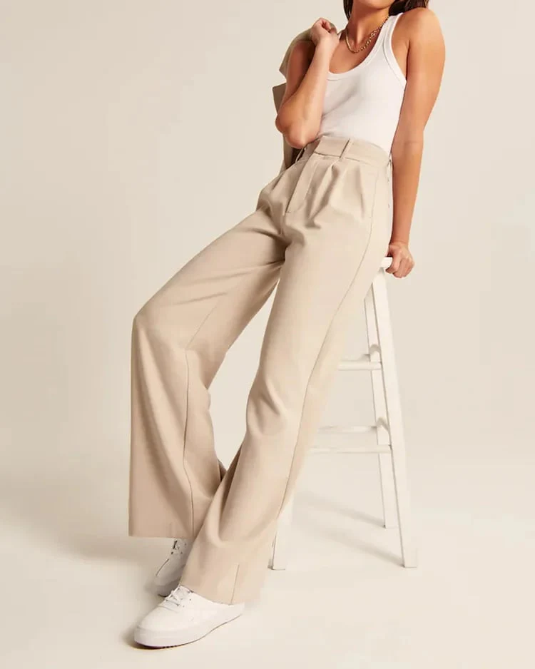 HIGH WAIST TAILORED WIDE LEG PANTS - Image 8