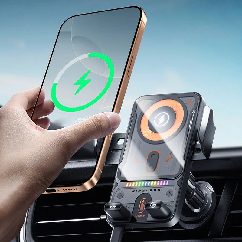 ๐40% OFF!๐ฑ 2-in-1 Car Phone Holder & Wireless Charger โ 360ยฐ Rotation, Strong Grip & Fast Charging ๐ - Image 10