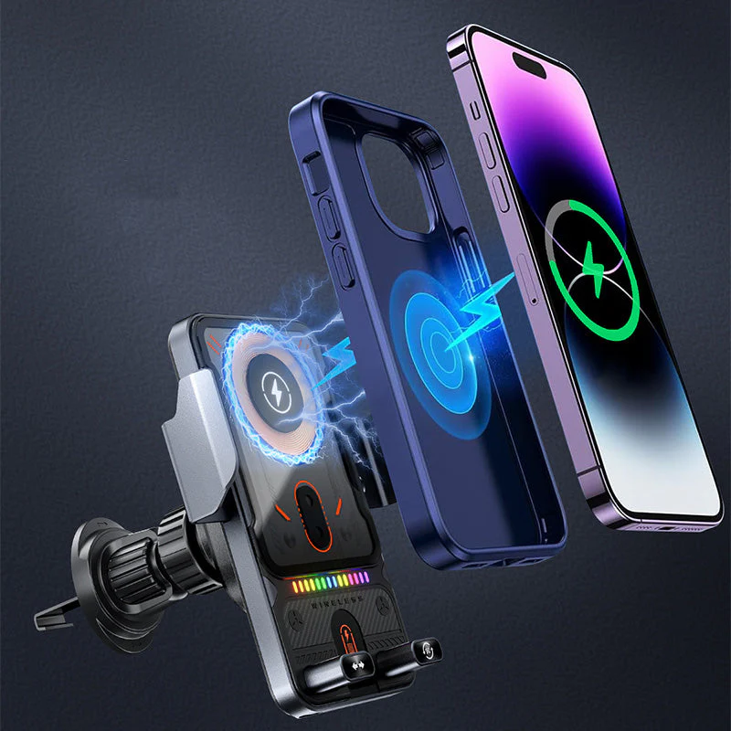 ๐40% OFF!๐ฑ 2-in-1 Car Phone Holder & Wireless Charger โ 360ยฐ Rotation, Strong Grip & Fast Charging ๐ - Image 17