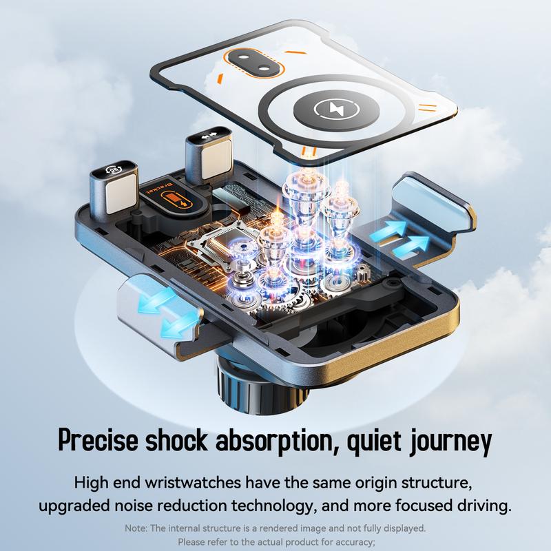 ๐40% OFF!๐ฑ 2-in-1 Car Phone Holder & Wireless Charger โ 360ยฐ Rotation, Strong Grip & Fast Charging ๐ - Image 5