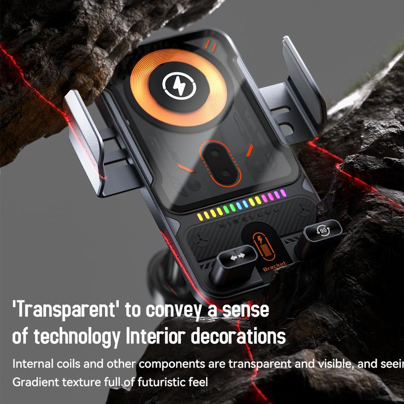๐40% OFF!๐ฑ 2-in-1 Car Phone Holder & Wireless Charger โ 360ยฐ Rotation, Strong Grip & Fast Charging ๐ - Image 6