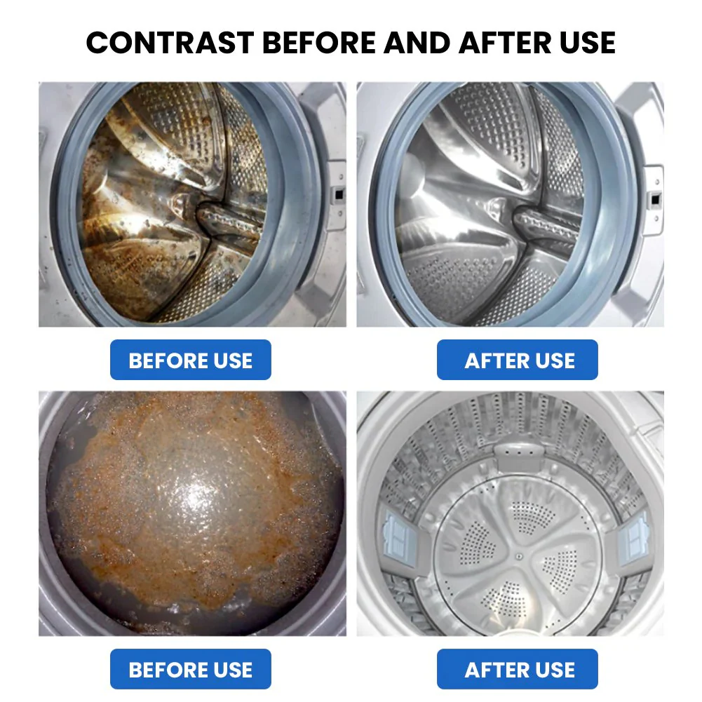 🧼 BUY 2 GET 3 FREE! ✨ Washing Machine Deep Cleaner Tablets – Eliminates 99% Germs, Removes Odors & Prevents Mold 🧽 - Image 5