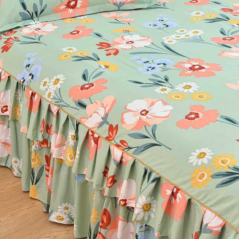 🛏️40% OFF NOW! 🎀 3-Piece Ruffled Bed Skirt Set – Elegant Design, Easy Fit & Complete Coverage 🛌 - Image 2