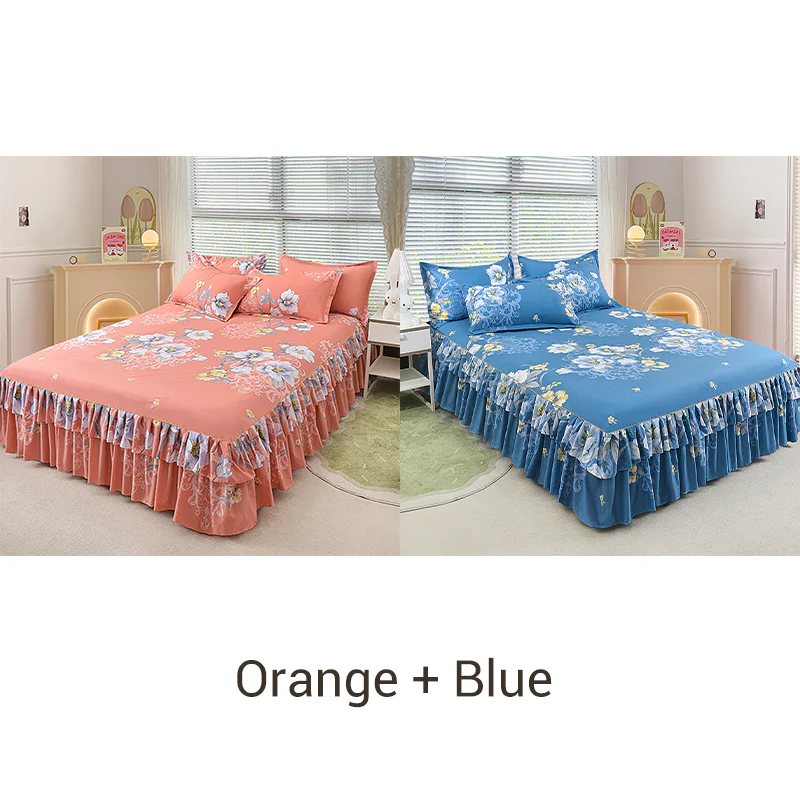 🛏️40% OFF NOW! 🎀 3-Piece Ruffled Bed Skirt Set – Elegant Design, Easy Fit & Complete Coverage 🛌 - Image 20