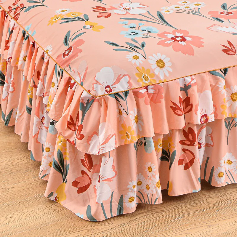🛏️40% OFF NOW! 🎀 3-Piece Ruffled Bed Skirt Set – Elegant Design, Easy Fit & Complete Coverage 🛌 - Image 5