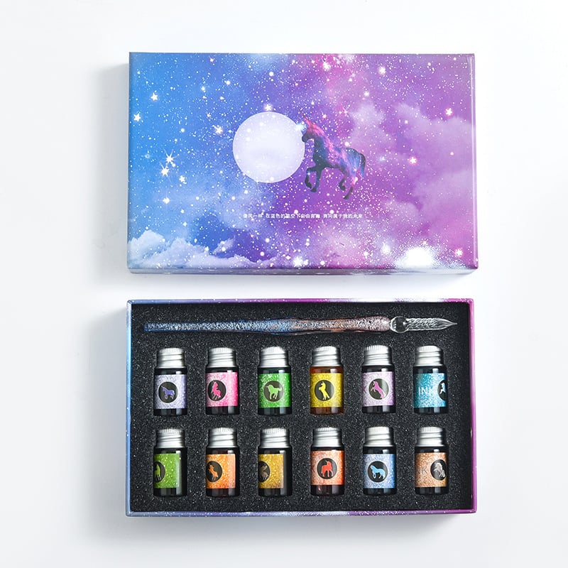2023 Calligraphy Glass Dip Pen Ink Set（50% OFF） - Image 13