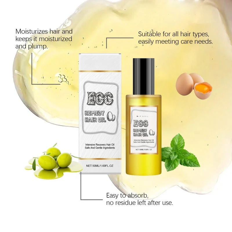 ⛄40% OFF NOW! ✨Intensive Egg Protein Hair Repair Oil - Image 8