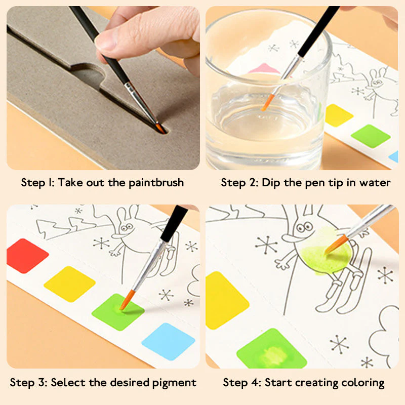 🎅Christmas Gift 40% OFF!🧑‍🎨Watercolor Painting Book - Image 11