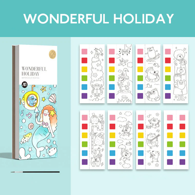 🎅Christmas Gift 40% OFF!🧑‍🎨Watercolor Painting Book - Image 25