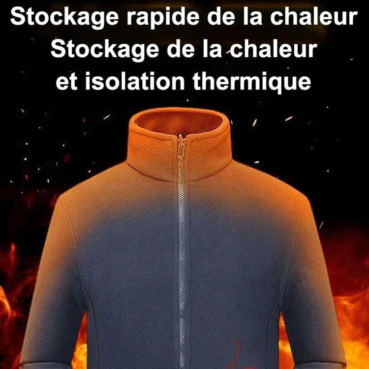 🎅Suitable for both men and women🎁50K+ SOLD!⏰Unisex Double-Layer Coral Fleece Jacket🔥 - Image 12