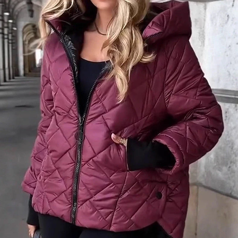 🖤 Limited time offer 40% off🔥Warm and casual cotton hooded jacket for women - Image 2